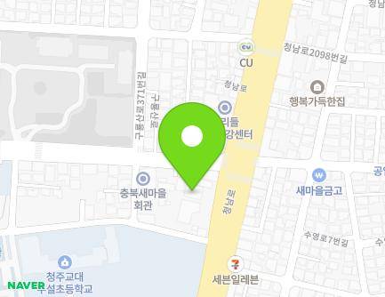 2081 Cheongnam-ro, Seowon-gu, Cheongju-si, Chungcheongbuk-do, Republic of Korea Map