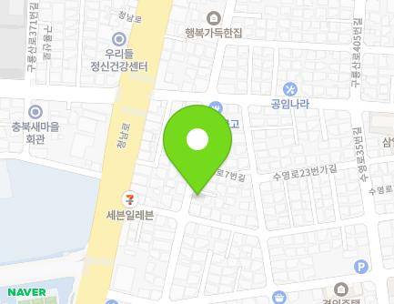 52-2 Suyeong-ro 7beon-gil, Seowon-gu, Cheongju-si, Chungcheongbuk-do, Republic of Korea Map