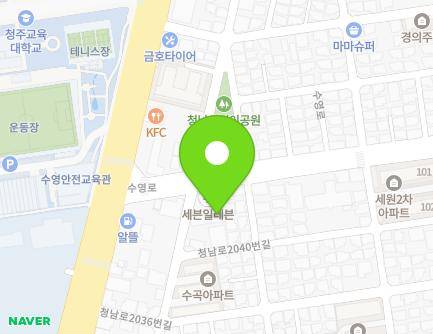 3-1 Suyeong-ro 8beon-gil, Seowon-gu, Cheongju-si, Chungcheongbuk-do, Republic of Korea Map
