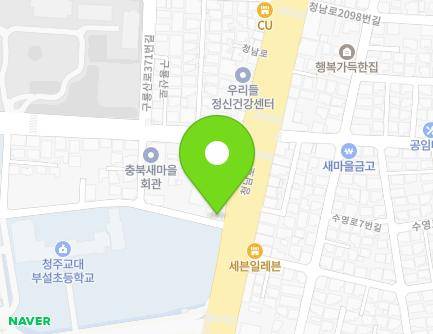 2075 Cheongnam-ro, Seowon-gu, Cheongju-si, Chungcheongbuk-do, Republic of Korea Map