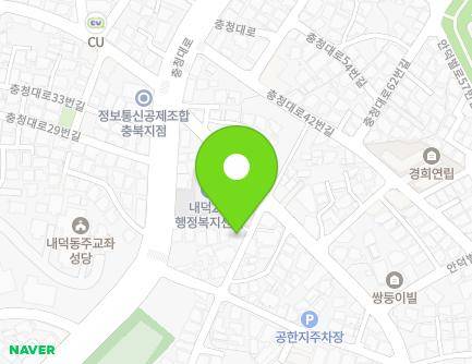 45-1 Andeokbeol-ro 15beon-gil, Cheongwon-gu, Cheongju-si, Chungcheongbuk-do, Republic of Korea Map