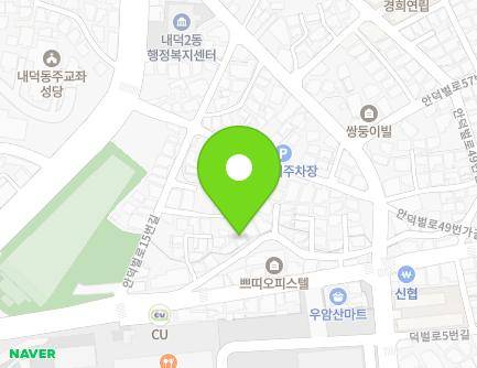 13 Andeokbeol-ro 19beon-gil, Cheongwon-gu, Cheongju-si, Chungcheongbuk-do, Republic of Korea Map