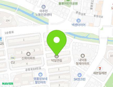 15-2 1sunhwan-ro 197beon-gil, Cheongwon-gu, Cheongju-si, Chungcheongbuk-do, Republic of Korea Map