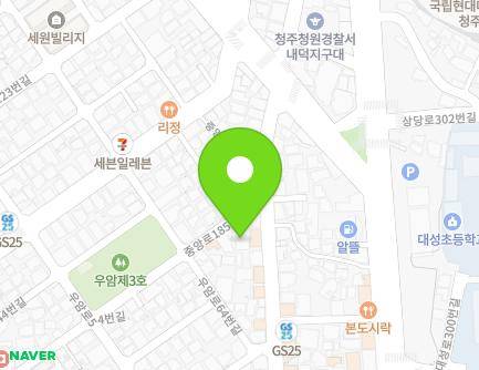 5 Jungang-ro 185beon-gil, Cheongwon-gu, Cheongju-si, Chungcheongbuk-do, Republic of Korea Map