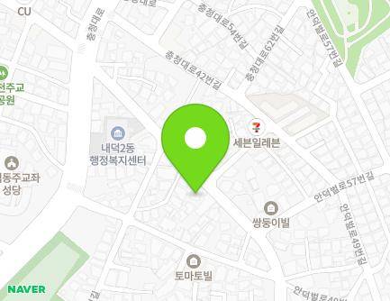 39 Andeokbeol-ro 39beon-gil, Cheongwon-gu, Cheongju-si, Chungcheongbuk-do, Republic of Korea Map