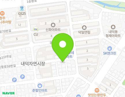 16-7 Chungcheong-daero 57beon-gil, Cheongwon-gu, Cheongju-si, Chungcheongbuk-do, Republic of Korea Map