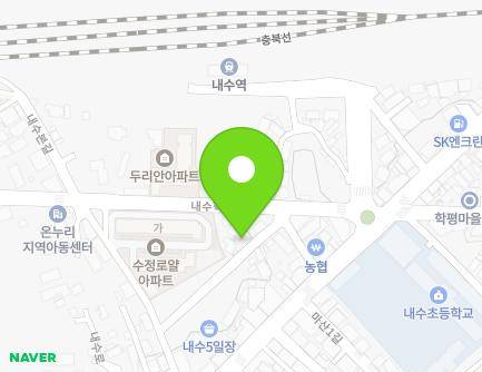 30-10 Naesuhakpyeong-gil, Naesu-eup, Cheongwon-gu, Cheongju-si, Chungcheongbuk-do, Republic of Korea Map