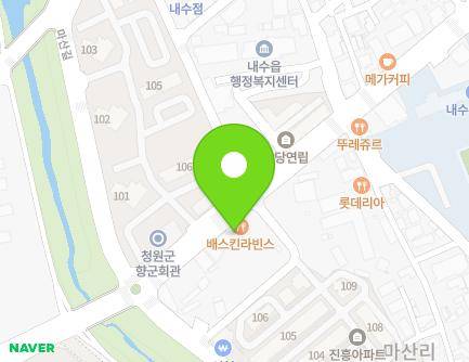 40 Cheongam-ro, Naesu-eup, Cheongwon-gu, Cheongju-si, Chungcheongbuk-do, Republic of Korea Map
