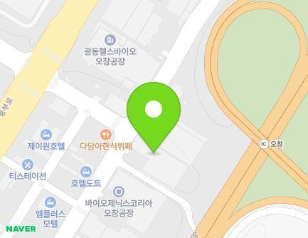 38 Yangcheongsongdae-gil, Ochang-eup, Cheongwon-gu, Cheongju-si, Chungcheongbuk-do, Republic of Korea Map