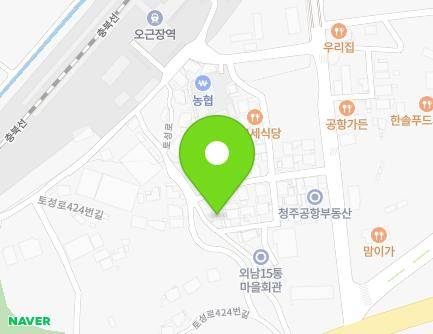 34-12 Toseong-ro 448beon-gil, Cheongwon-gu, Cheongju-si, Chungcheongbuk-do, Republic of Korea Map