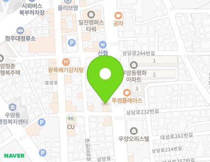 233 Sangdang-ro, Cheongwon-gu, Cheongju-si, Chungcheongbuk-do, Republic of Korea Map