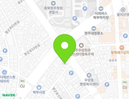 43 Hyanggun-ro, Cheongwon-gu, Cheongju-si, Chungcheongbuk-do, Republic of Korea Map