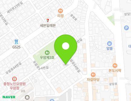 28-4 Uam-ro 64beon-gil, Cheongwon-gu, Cheongju-si, Chungcheongbuk-do, Republic of Korea Map
