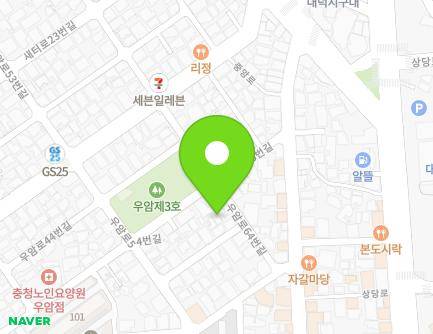26 Uam-ro 64beon-gil, Cheongwon-gu, Cheongju-si, Chungcheongbuk-do, Republic of Korea Map