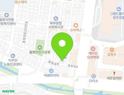 62 Yulbong-ro 222beon-gil, Cheongwon-gu, Cheongju-si, Chungcheongbuk-do, Republic of Korea Map