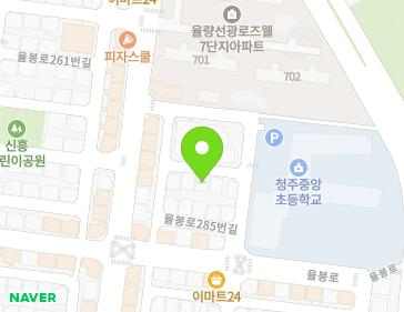 13-5 Yulbong-ro 285beon-gil, Cheongwon-gu, Cheongju-si, Chungcheongbuk-do, Republic of Korea 13-5 Yulbong-ro 285beon-gil, Cheongwon-gu, Cheongju-si, Chungcheongbuk-do, Republic of Korea Map
