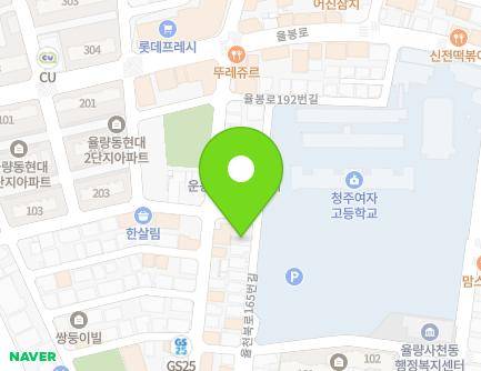 31 Yulcheonbuk-ro 165beon-gil, Cheongwon-gu, Cheongju-si, Chungcheongbuk-do, Republic of Korea Map