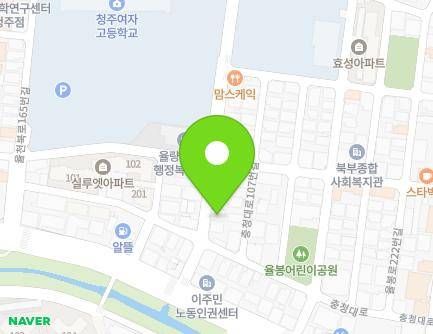 59 Yulbong-ro 202beon-gil, Cheongwon-gu, Cheongju-si, Chungcheongbuk-do, Republic of Korea Map