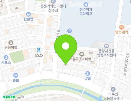 8-2 Yulcheonbuk-ro 165beon-gil, Cheongwon-gu, Cheongju-si, Chungcheongbuk-do, Republic of Korea Map
