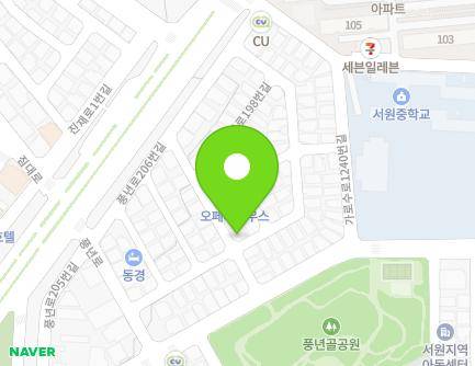 21-2 Pungnyeon-ro 198beon-gil, Heungdeok-gu, Cheongju-si, Chungcheongbuk-do, Republic of Korea Map