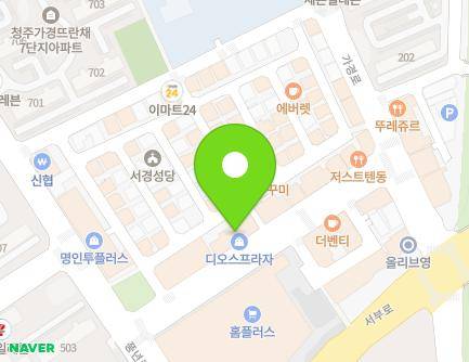 16-25 Pungnyeon-ro, Heungdeok-gu, Cheongju-si, Chungcheongbuk-do, Republic of Korea Map