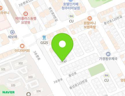 22-1 Pungnyeon-ro 111beon-gil, Heungdeok-gu, Cheongju-si, Chungcheongbuk-do, Republic of Korea Map
