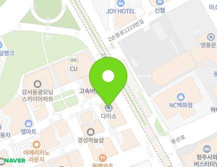 41-56 Garosu-ro 1164beon-gil, Heungdeok-gu, Cheongju-si, Chungcheongbuk-do, Republic of Korea Map