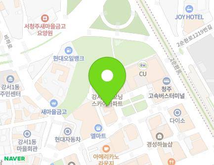 41-31 Garosu-ro 1164beon-gil, Heungdeok-gu, Cheongju-si, Chungcheongbuk-do, Republic of Korea Map