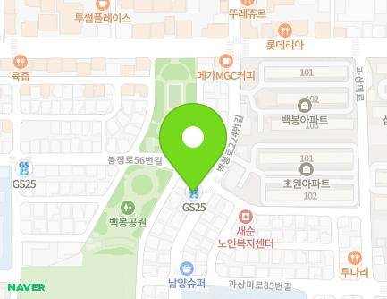 34 Baekbong-ro 224beon-gil, Heungdeok-gu, Cheongju-si, Chungcheongbuk-do, Republic of Korea Map