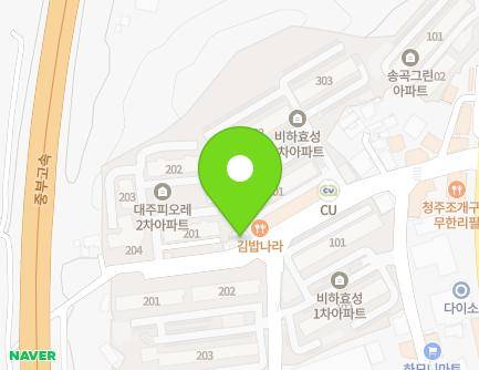 44 2sunhwan-ro 1050beon-gil, Heungdeok-gu, Cheongju-si, Chungcheongbuk-do, Republic of Korea Map