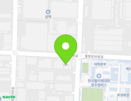 55 Sandan-ro, Heungdeok-gu, Cheongju-si, Chungcheongbuk-do, Republic of Korea Map