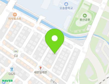 30-11 Mansu 1-gil, Osong-eup, Heungdeok-gu, Cheongju-si, Chungcheongbuk-do, Republic of Korea Map
