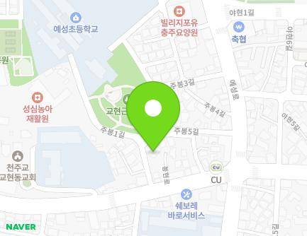 4 Jubong 1-gil, Chungju-si, Chungcheongbuk-do, Republic of Korea Map