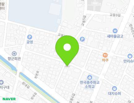 10 Gyodong 5-gil, Chungju-si, Chungcheongbuk-do, Republic of Korea Map