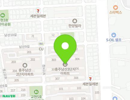 42 Namsan 4-gil, Chungju-si, Chungcheongbuk-do, Republic of Korea Map