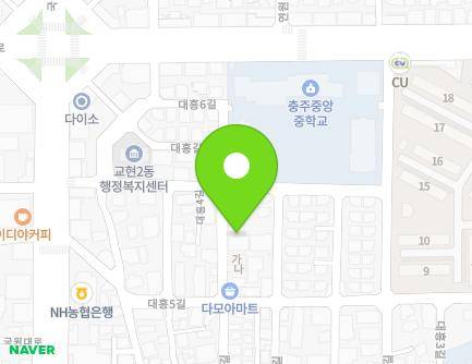 16 Daeheung 6-gil, Chungju-si, Chungcheongbuk-do, Republic of Korea Map