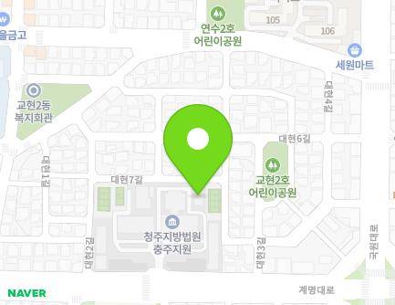 103 Gyemyeong-daero, Chungju-si, Chungcheongbuk-do, Republic of Korea Map