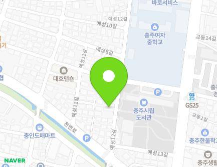 9 Yeseong 12-gil, Chungju-si, Chungcheongbuk-do, Republic of Korea Map