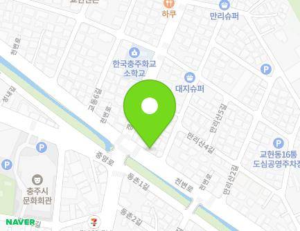 295 Cheonbyeon-ro, Chungju-si, Chungcheongbuk-do, Republic of Korea Map