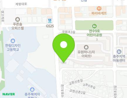 11 Gugwoncho 1-gil, Chungju-si, Chungcheongbuk-do, Republic of Korea Map