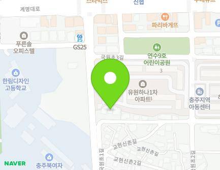 13 Gugwoncho 1-gil, Chungju-si, Chungcheongbuk-do, Republic of Korea Map