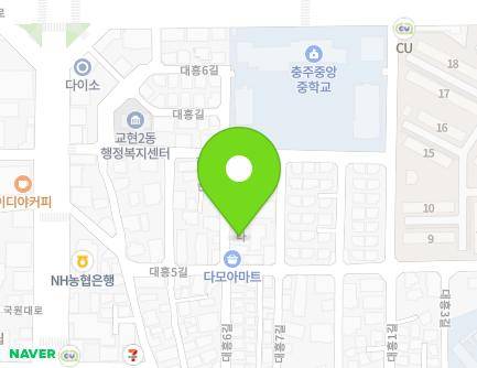 12 Daeheung 6-gil, Chungju-si, Chungcheongbuk-do, Republic of Korea Map