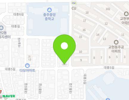 21 Daeheung 5-gil, Chungju-si, Chungcheongbuk-do, Republic of Korea Map