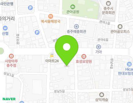 19 Seongnam 3-gil, Chungju-si, Chungcheongbuk-do, Republic of Korea Map
