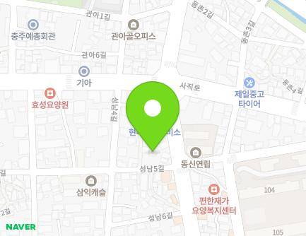 25 Seongnam 5-gil, Chungju-si, Chungcheongbuk-do, Republic of Korea Map