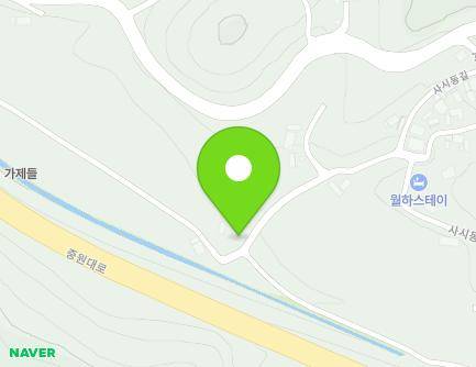 53 Sasidong-gil, Suanbo-myeon, Chungju-si, Chungcheongbuk-do, Republic of Korea Map