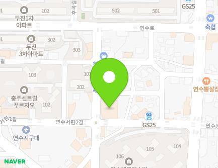 25 Yeonsuseopyeon 2-gil, Chungju-si, Chungcheongbuk-do, Republic of Korea Map