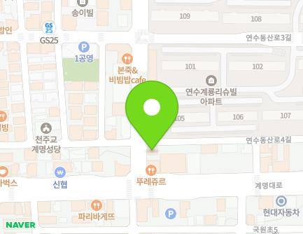 22 Yeonsudongsan-ro 4-gil, Chungju-si, Chungcheongbuk-do, Republic of Korea Map