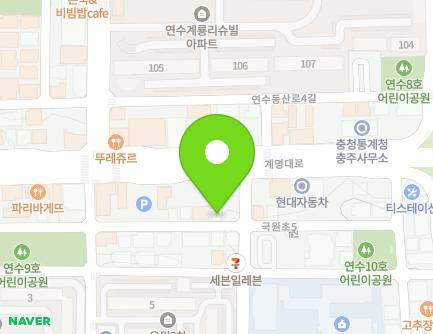 29-1 Gugwoncho 5-gil, Chungju-si, Chungcheongbuk-do, Republic of Korea Map