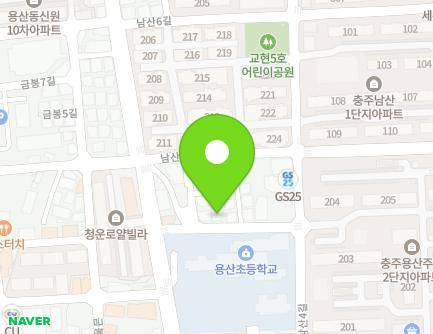 6-17 Namsan 5-gil, Chungju-si, Chungcheongbuk-do, Republic of Korea Map